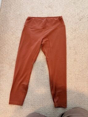LULULEMON brown High-Waist Active Leggings